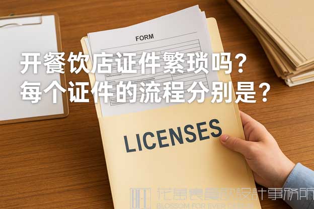 开餐饮店需要哪些证件和执照怎么办理